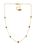 Collar Cadena Cristales de colores