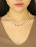 Collar Cristales Blanco