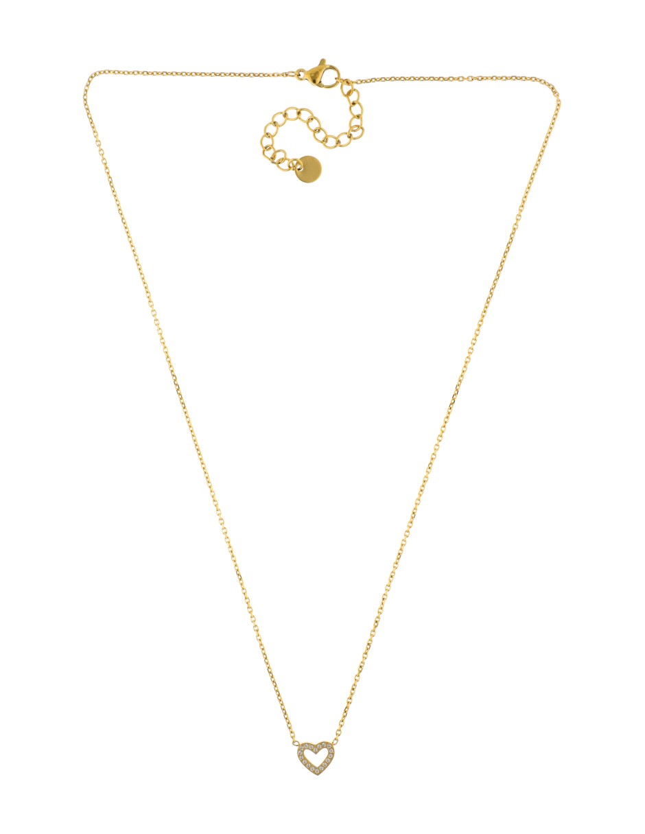 Collar Corazon Cristales