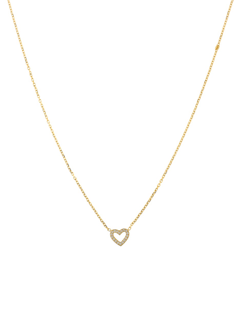 Collar Corazon Cristales