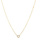 Collar Corazon Cristales