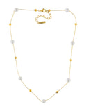 Collar Doble Cadena Perlitas