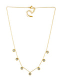 Collar Circulos Con Perla Madre
