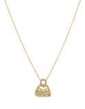 Collar Dije Bolsa Cristales Pequeños