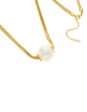 Collar Doble Perla Grande