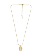 Collar Oval Piedra, Cadena cola de ratón