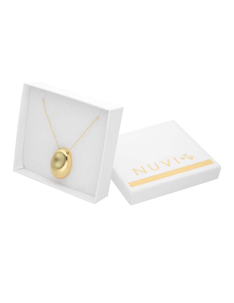 Collar Chapa Oval Inflado