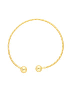 Collar Chapa Gargantilla Dorada Bolitas