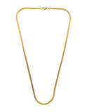 Collar Cadena Plana Dorado