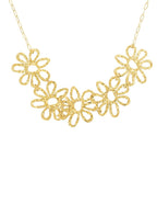 Collar Flores Martillado