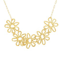 Collar Flores Martillado