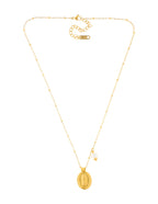 Collar Virgen Con Perla