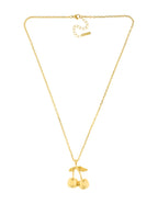 Collar Cereza Dorado