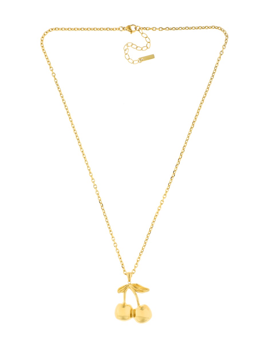 Collar Cereza Dorado