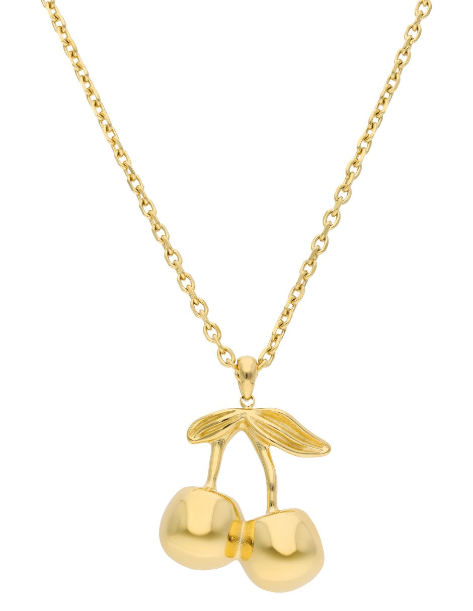 Collar Cereza Dorado