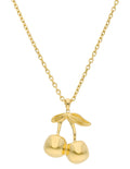 Collar Cereza Dorado