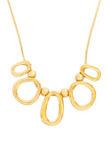 Collar Ovalos Irregulares Entrelazados
