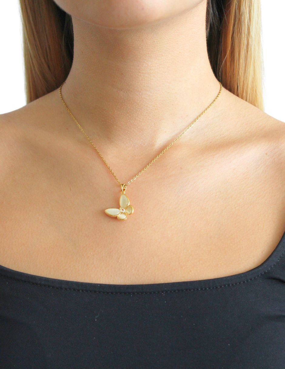 Collar Mariposa Piedras
