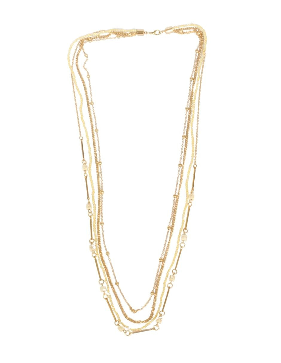 Collar Varias cadenas cuentitas