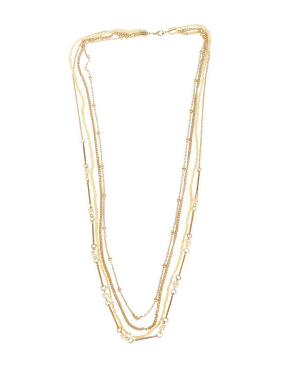 Collar Varias cadenas cuentitas