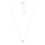 Collar NUVI Flor Plateado