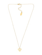 Collar NUVI Corazon Esmalte Blanco