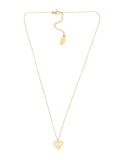 Collar NUVI Corazon Esmalte Blanco