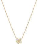 Collar NUVI Flor Esmalte Blanco