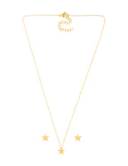 Collar y Aretes Estrella