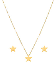 Collar y Aretes Estrella
