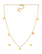 Collar y Aretes Corazoncitos