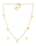 Collar y Aretes Corazoncitos
