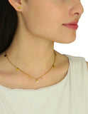 Collar y Aretes Corazoncitos