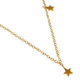 Collar y Aretes Estrellitas