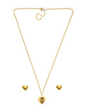 Collar y Aretes Corazon Chunkie