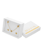 Collar y Aretes 5 Flores mini