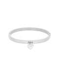 Pulsera NUVI Corazón Plateado