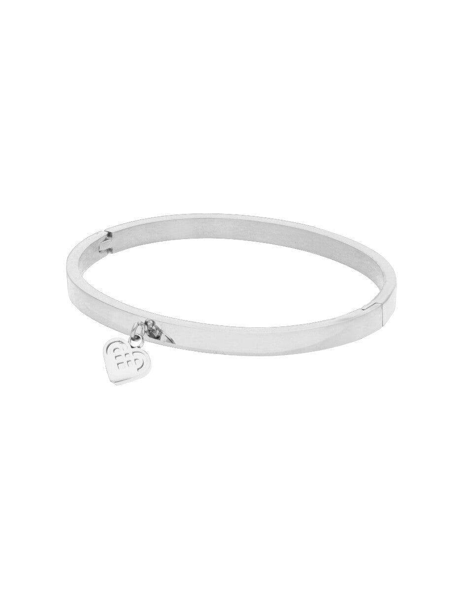 Pulsera NUVI Corazón Plateado