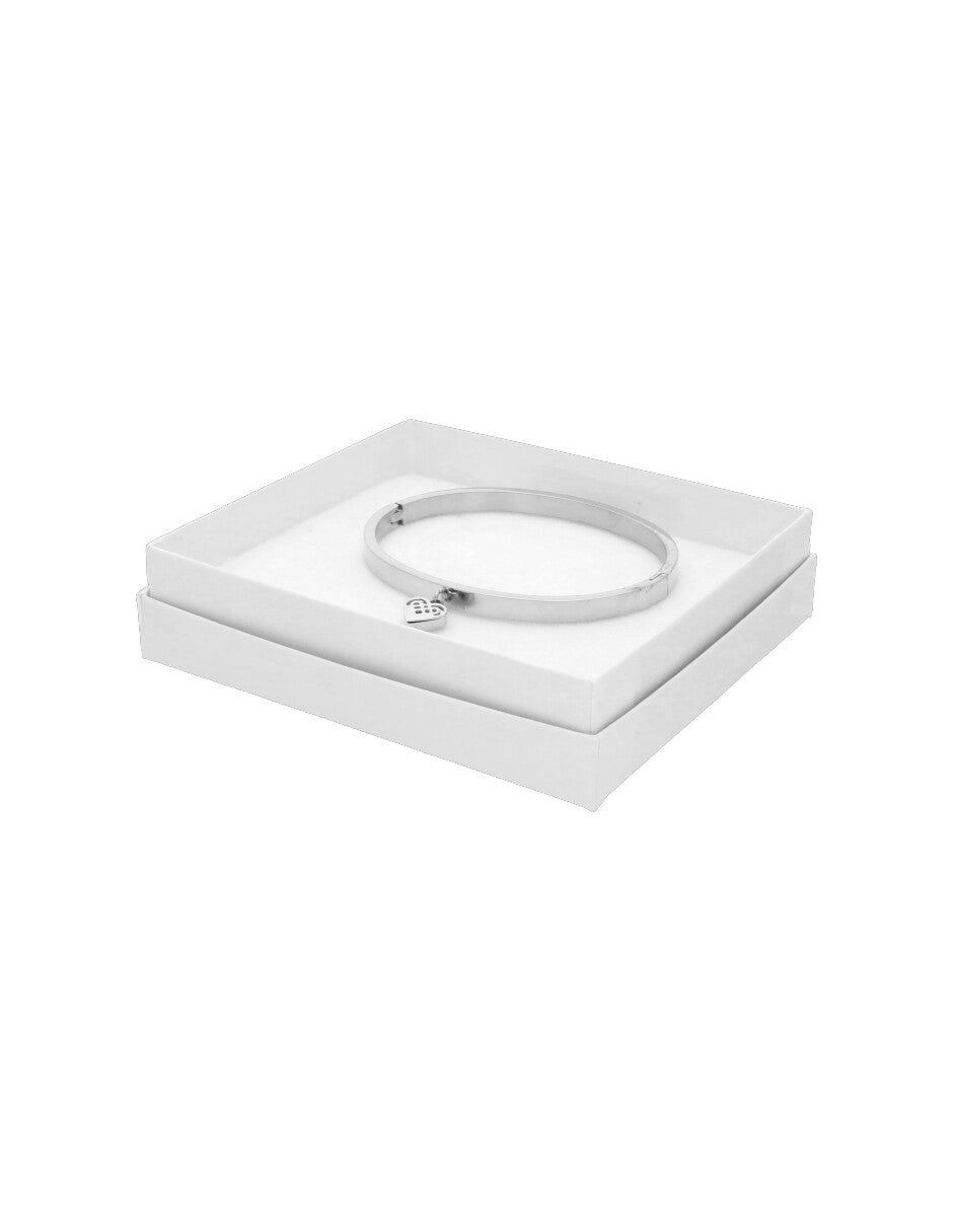 Pulsera NUVI Corazón Plateado