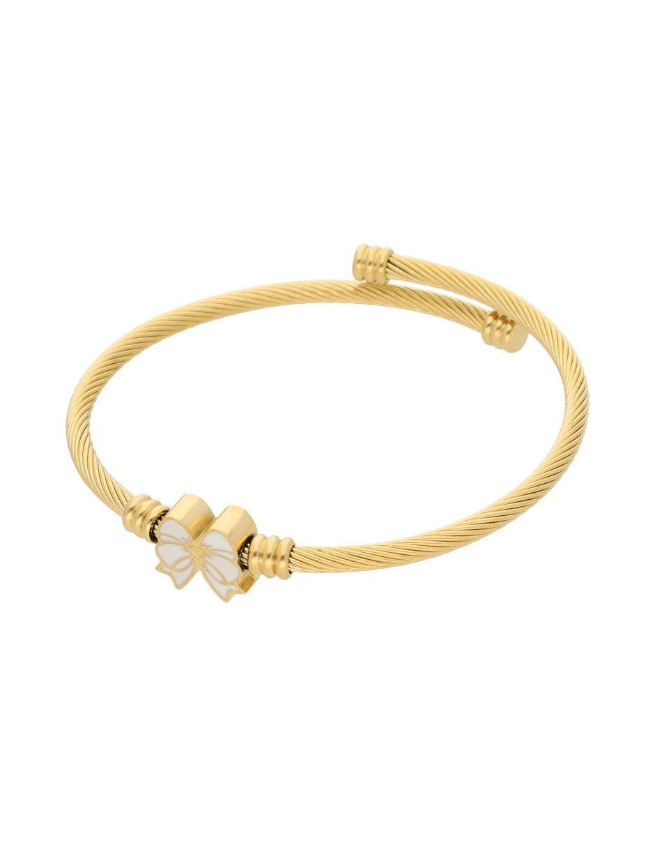 Pulsera Ajustable NUVI Moño Esmalte