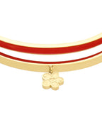 Set 2 Pulseras NUVI Esmalte Rojo