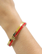 Set 2 Pulseras NUVI Esmalte Rojo