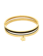 Set 2 Pulseras NUVI Esmalte Negro