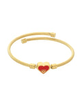 Pulsera Ajustable NUVI Corazón Rojo