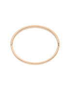 Brazalete Cruzados Grabado Oro Rosa