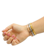 Brazalete Fin de semana Acero Inoxidable Grabada Tricolor