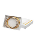 Brazalete Fin de semana Acero Inoxidable Lisa Cristales Tricolor