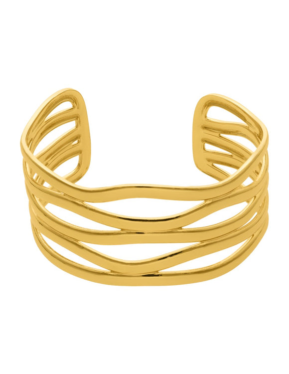 Brazalete Ajustable Lineas Cruzadas