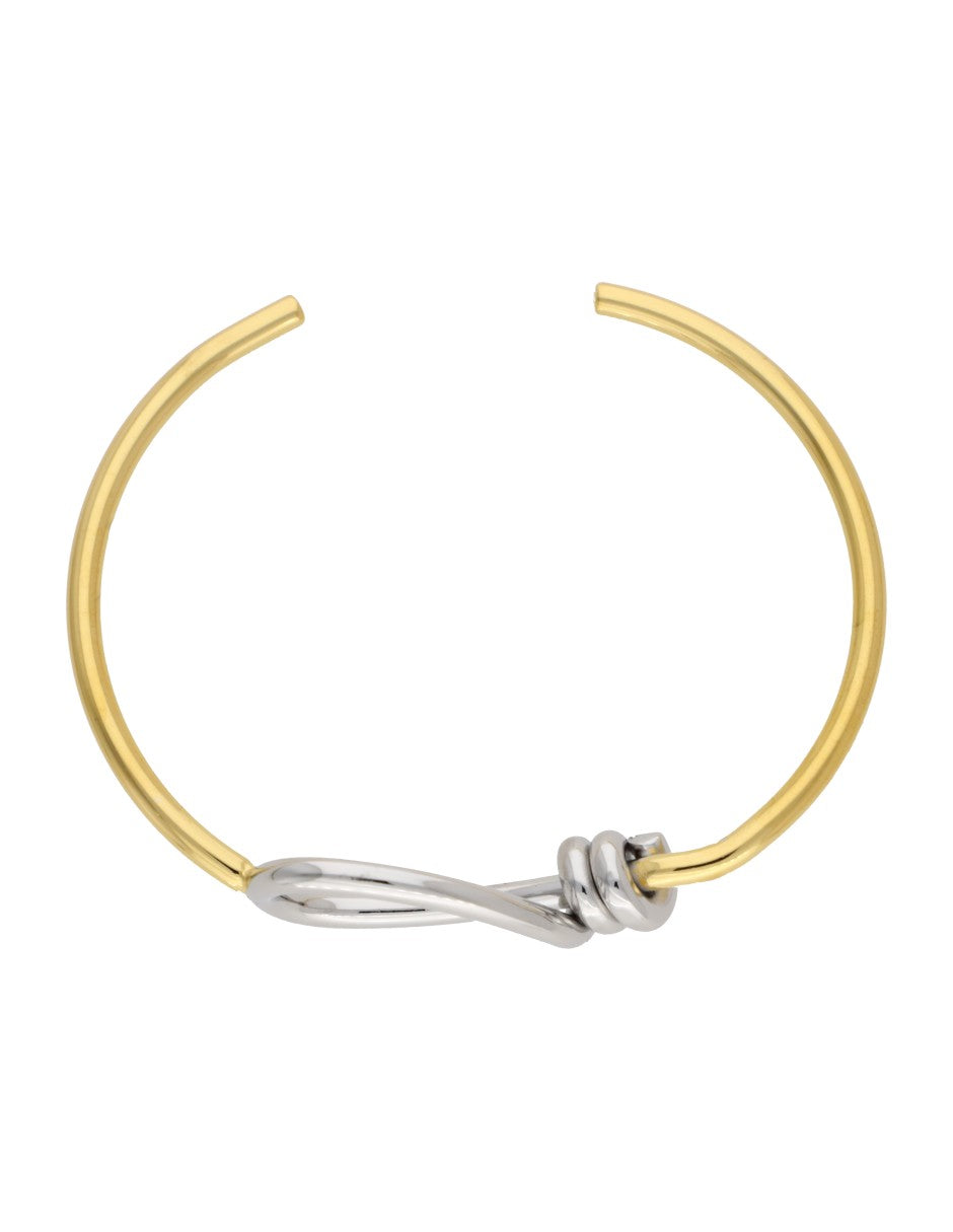 Pulsera Ajustable Nudo Bicolor