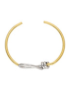 Pulsera Ajustable Nudo Bicolor